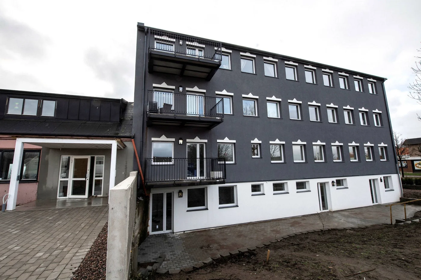 Borangeriets byggnad på Piongatan 9 i Åstorp.